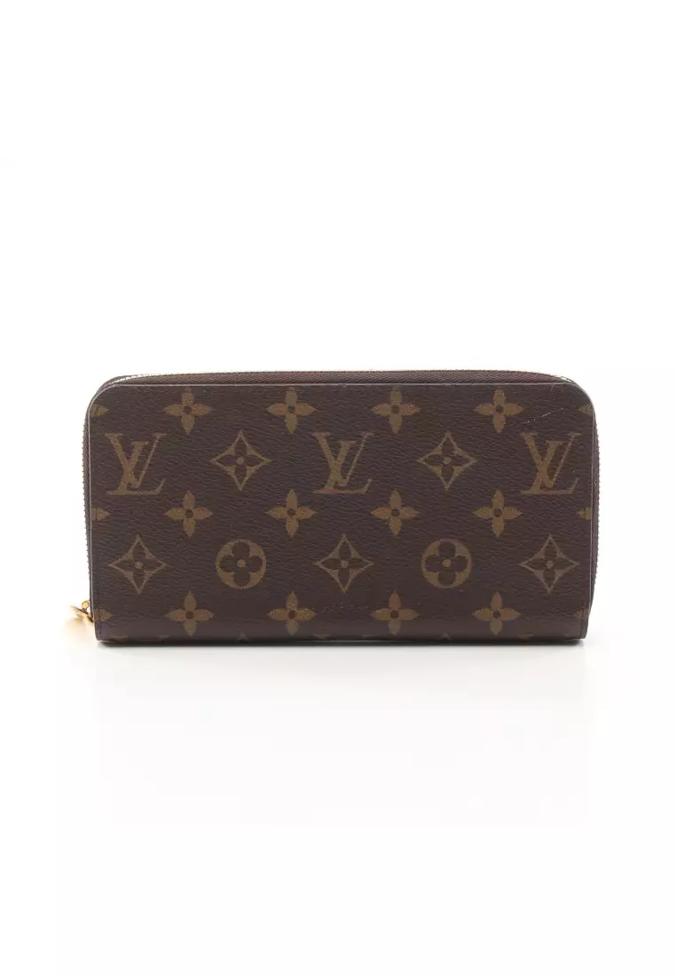 Louis Vuitton Trifold Long Wallet Mahina Portefeuille Amelia Brown