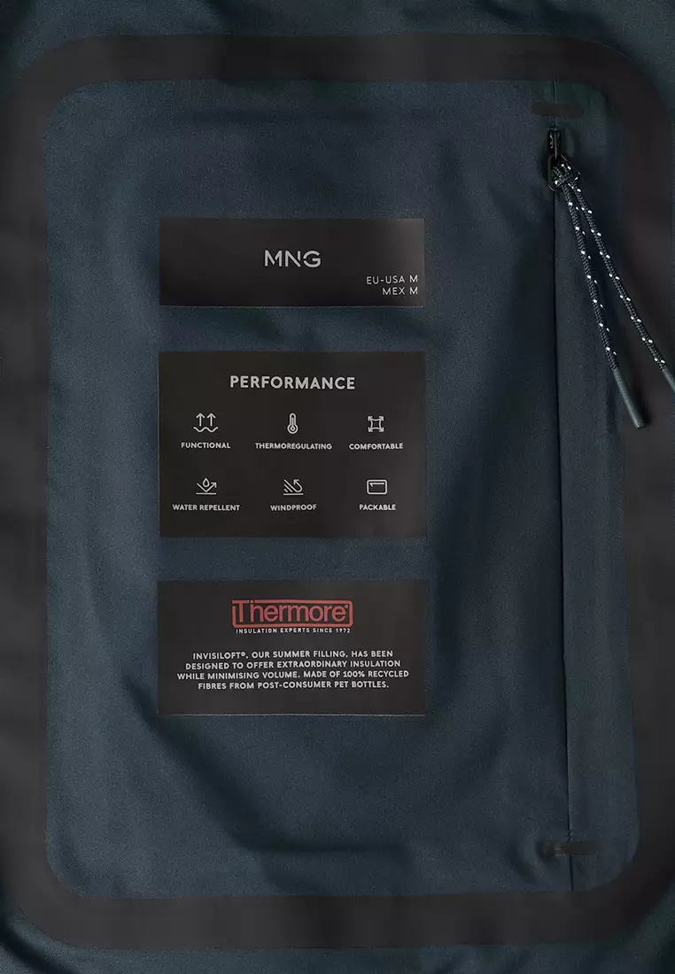 Packable Water-Repellent Jacket With Thermore® Technology