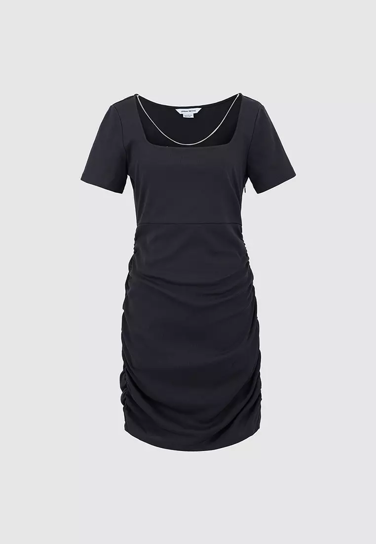 Ruched Side Mini Dress