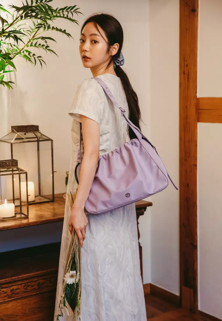 MOA Nylon Crossbody Bag Lavender