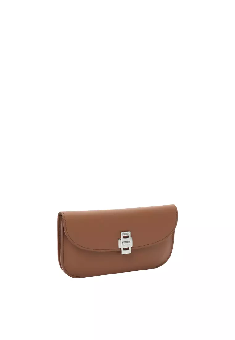 Turn-Lock Pouch - Caramel