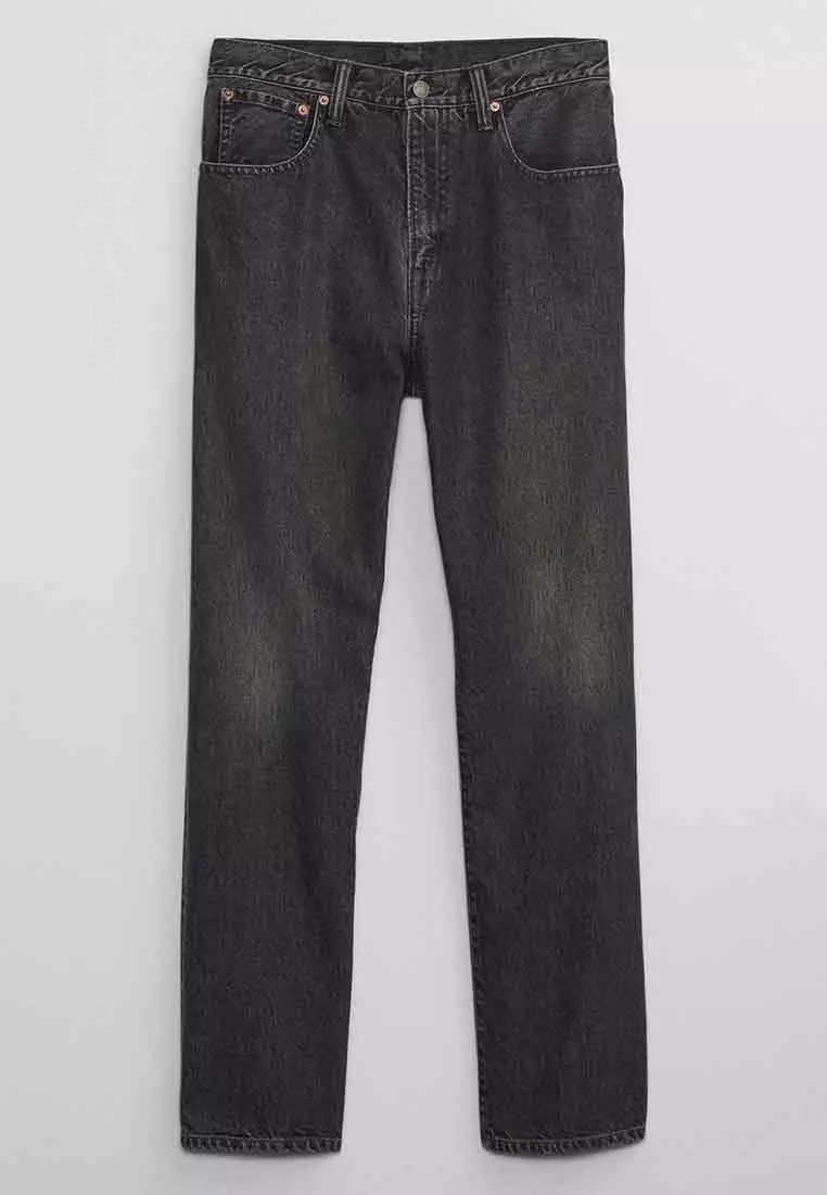 Straight Jeans With Washwell