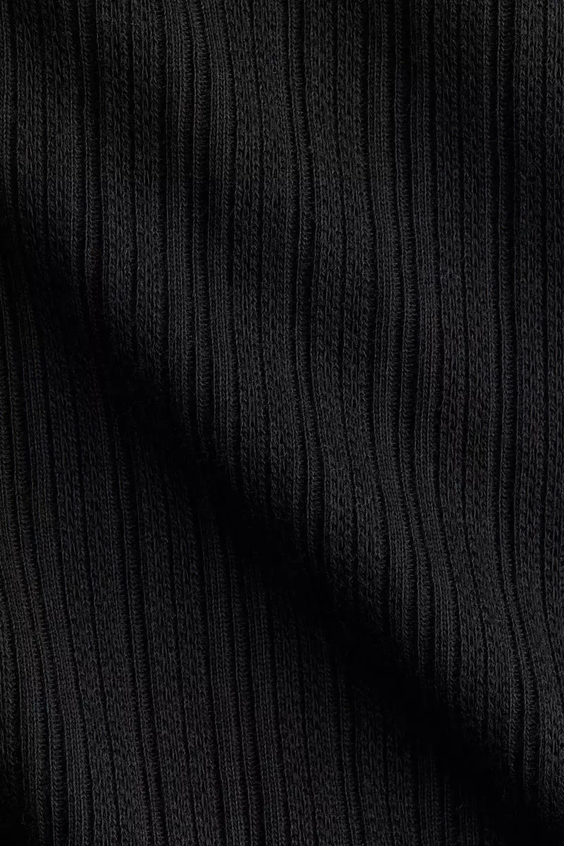 Ribbed turtleneck top