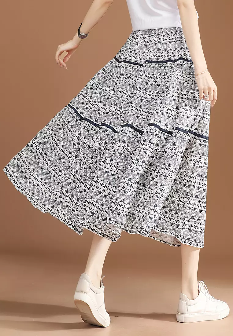 Buy A IN GIRLS Ethnic Print Skirt 2024 Online ZALORA Singapore