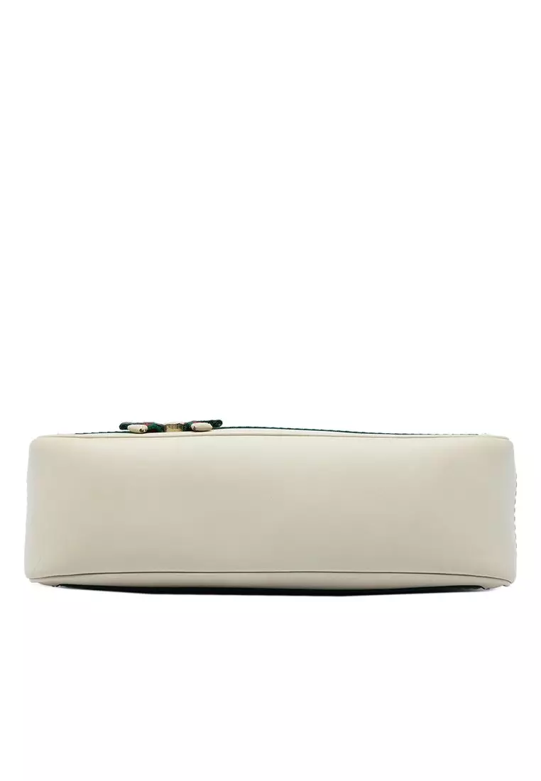 Pre-Loved Gucci Gg Canvas Web Mayfair Shoulder Bag