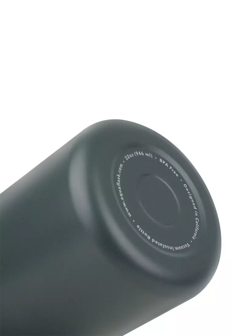 32oz Wide Mouth Water Bottle Graphite