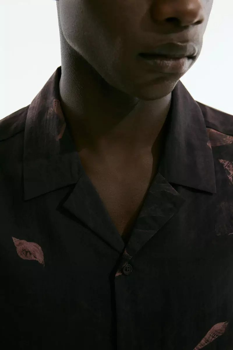 Regular Fit Lyocell-blend resort shirt