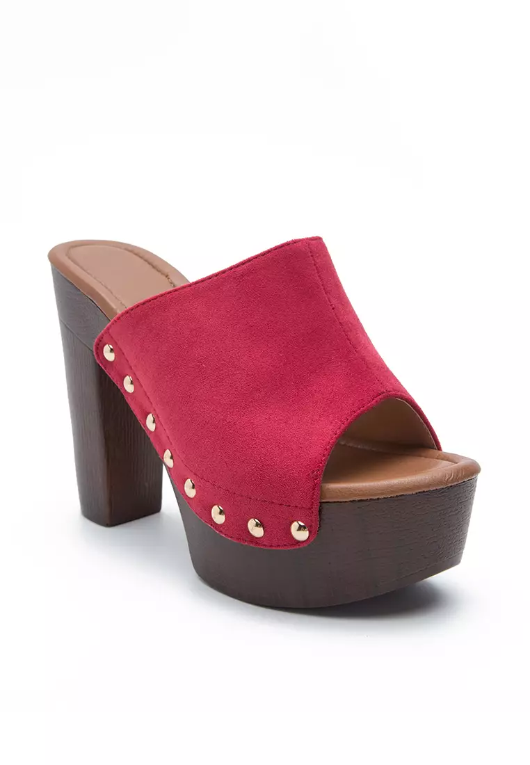Rivet Peep toe High Heel Sandals WTY2219 1