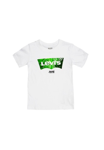 Levi's white Levi's Unisex Toddler's Batwing Logo Short Sleeves Tee (2 - 4 Years) - White AF71CKA382B99DGS_1