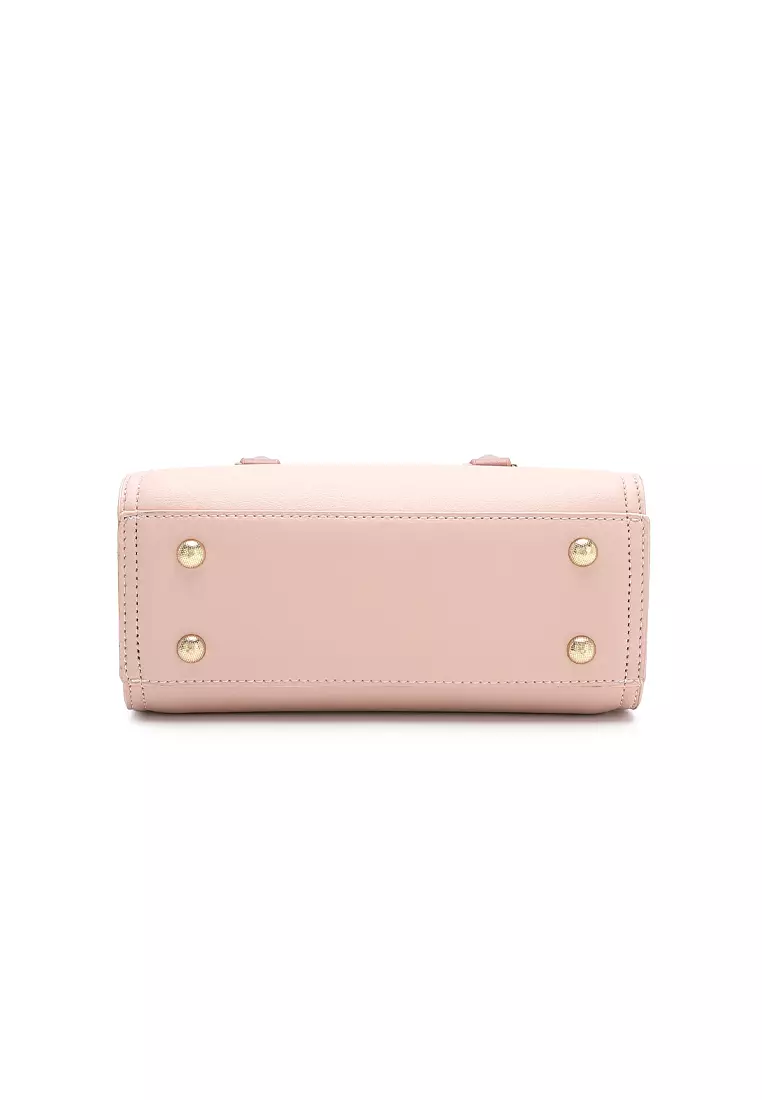 Logo Top Handle Bag / Sling Bag / Crossbody Bag - Light Pink