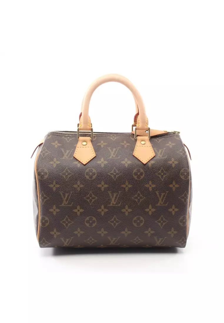 LOUIS VUITTON Speedy 25 Wild At Heart Leather Shoulder Bag Black - 20%