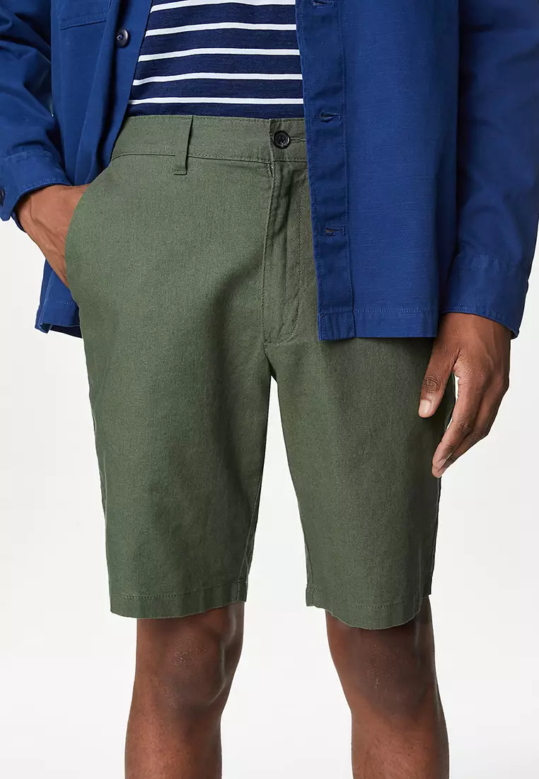 Linen Rich Chino Shorts