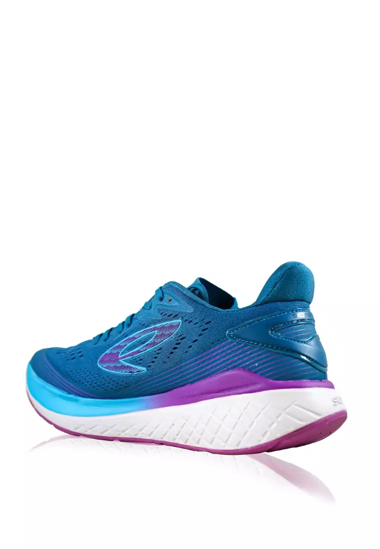 910 Nineten AURORUN Sepatu Lari - NAVY/UNGU/BIRU