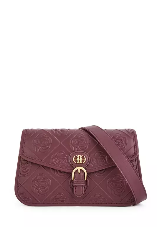 Magenta Purple Rois Small Satchel Bag