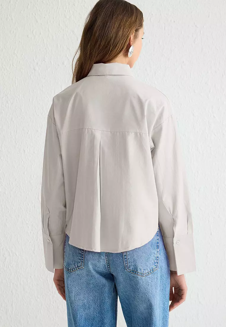 Stone Stone Accessories Detailed Woven Shirt Tctss25Tg00007
