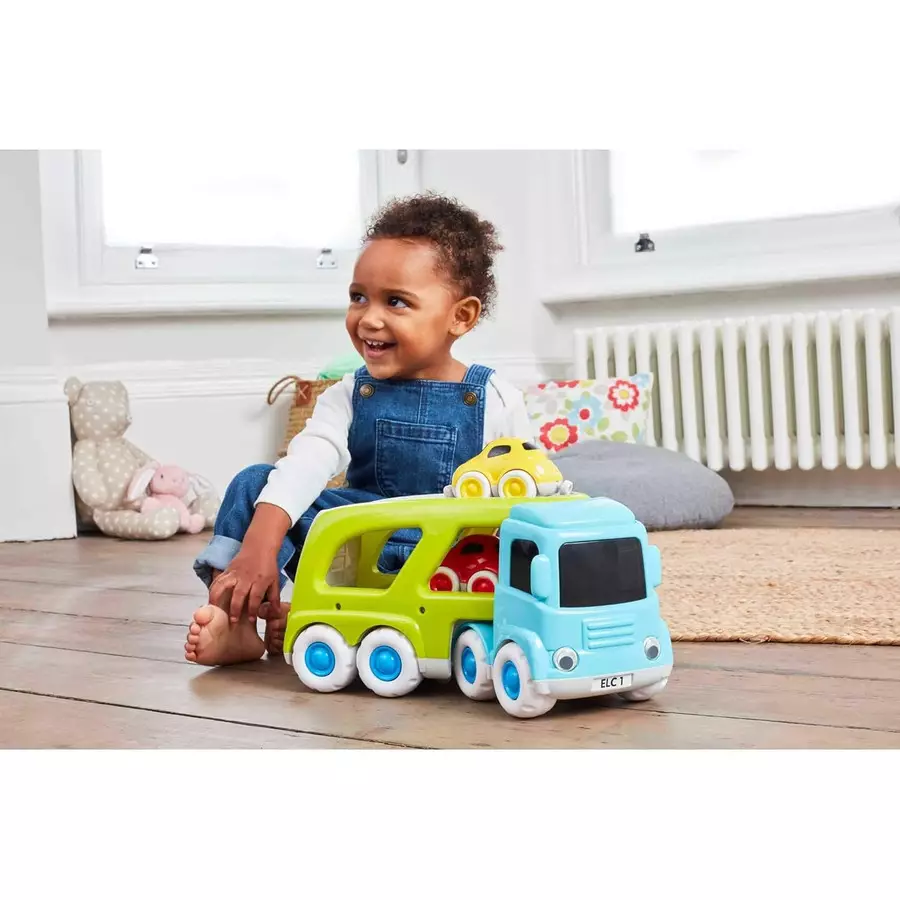 ELC Whizz World Transporter Diecast - Mainan Mobil Mobilan Anak Bayi