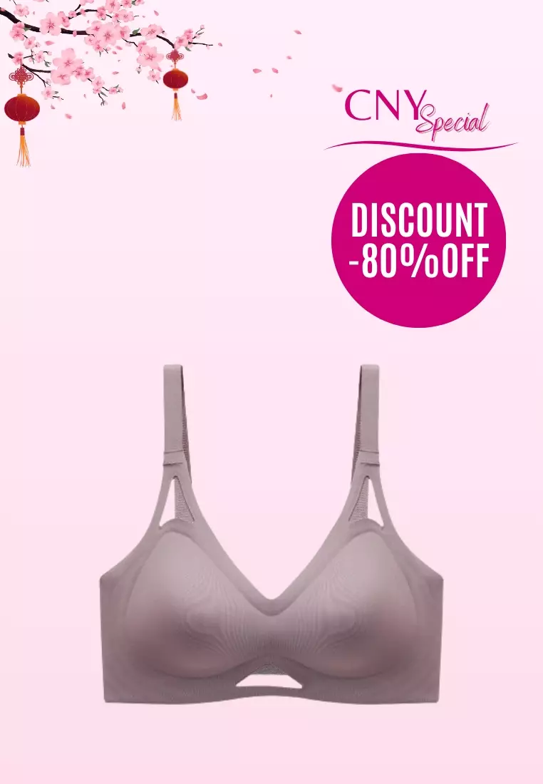 Buy Kiss & Tell Premium Calvin Seamless Push Up Lifting Supportive Wireless  Padded Bra in Brown in Brown 2024 Online