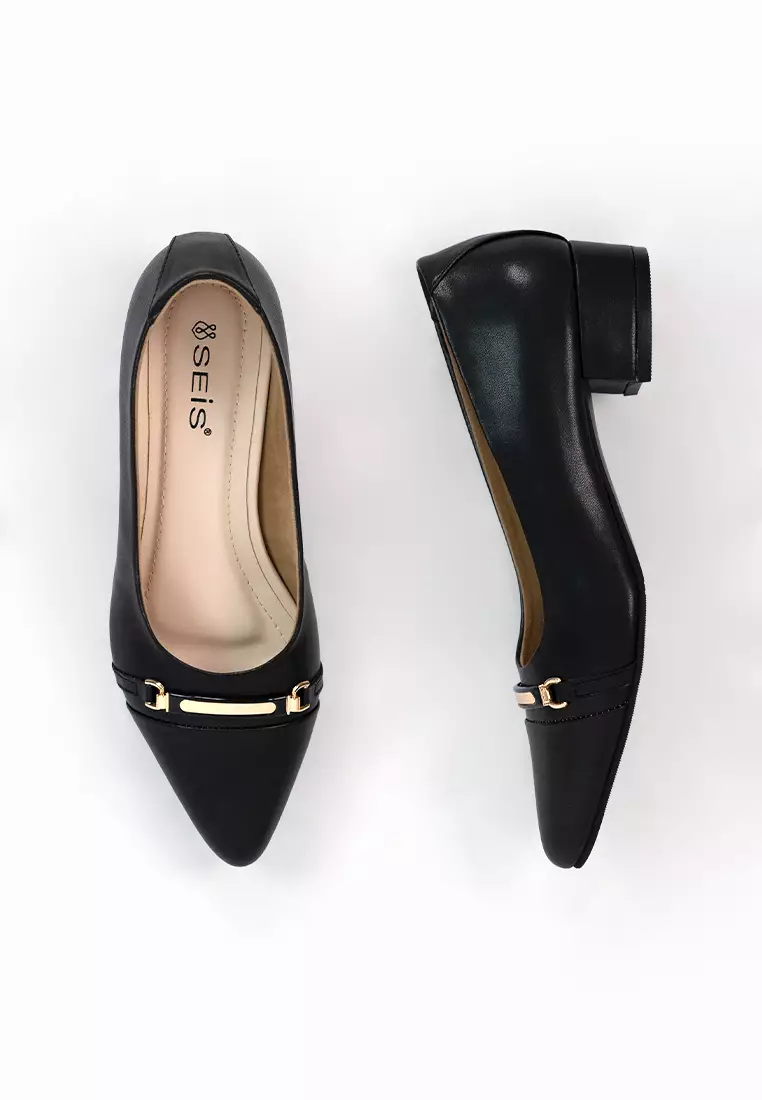 SEIS Livi Pantofel Wanita | Sepatu Kerja Wanita Hak 3 cm