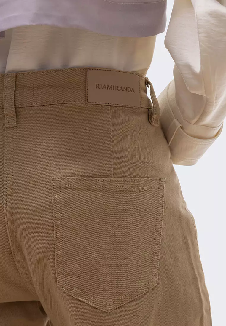 Ria Miranda Tan Claris Pants