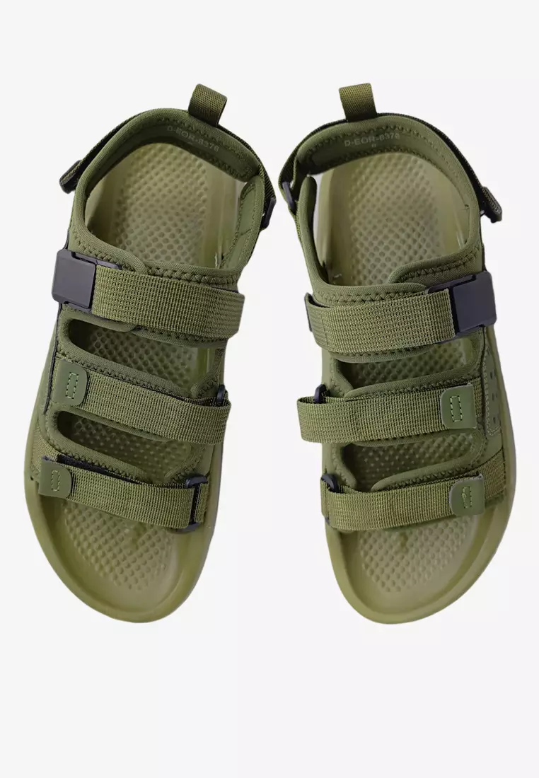 Dr Cardin Men Adjustable Triple Strappy Chunky Walking Sandals D-EOR-8376