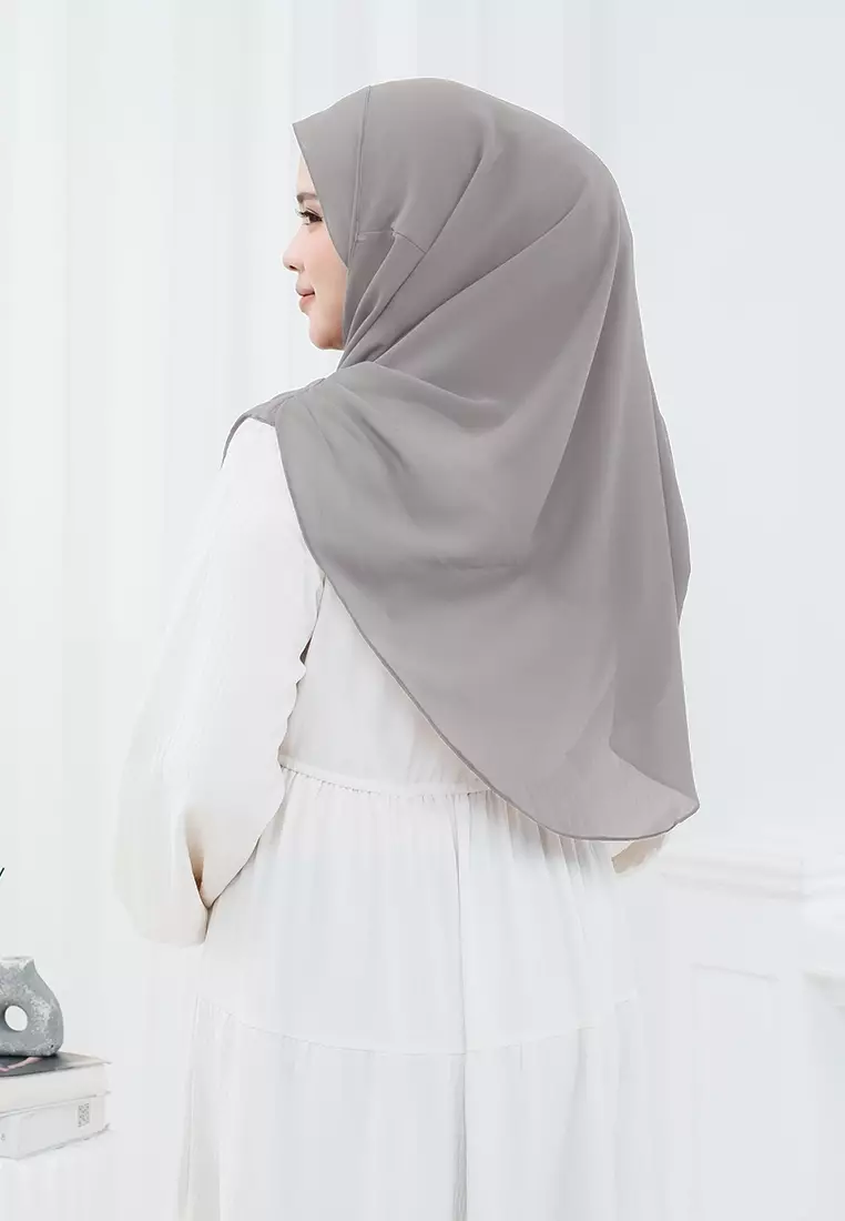 HIJAB INSTAN NASHWA - MONKEY GREY