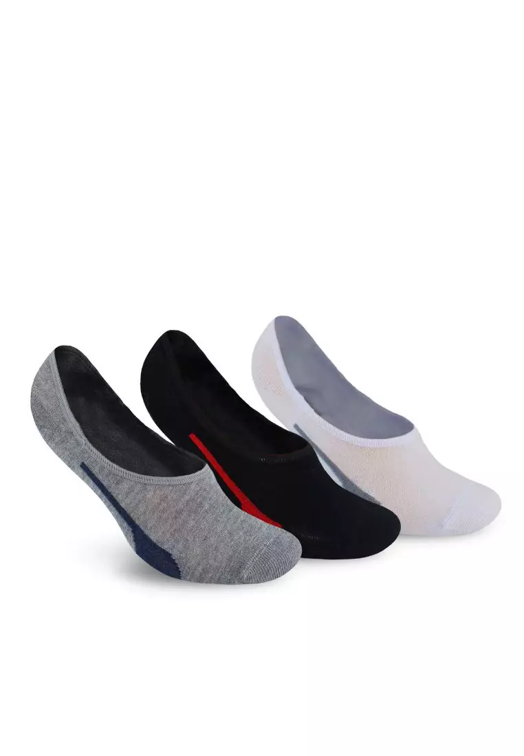 Puma Boys’ Cotton Lite Thin Casual Foot Cover 3 pairs in a pack PBCFG1