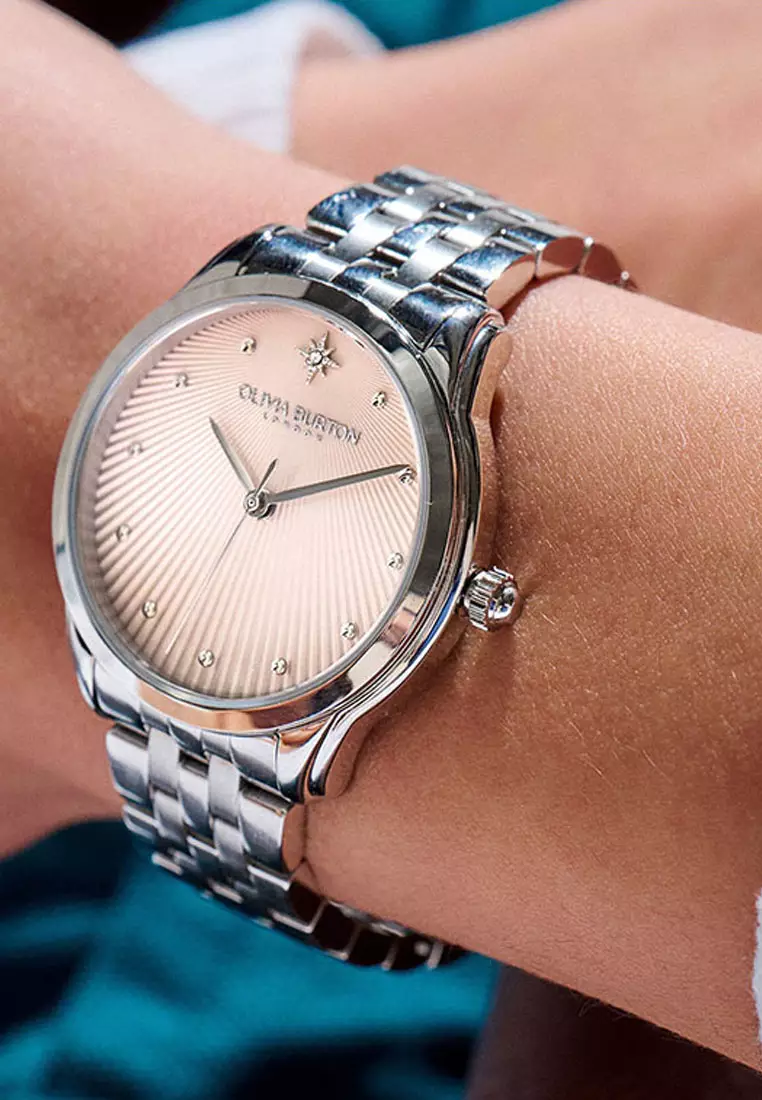 Olivia burton store silver bracelet