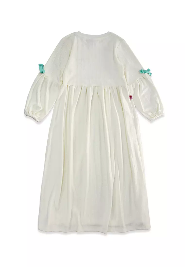 Maxi dress/ Dress Panjang Anak White/ Rodeo Junior Girl Style
