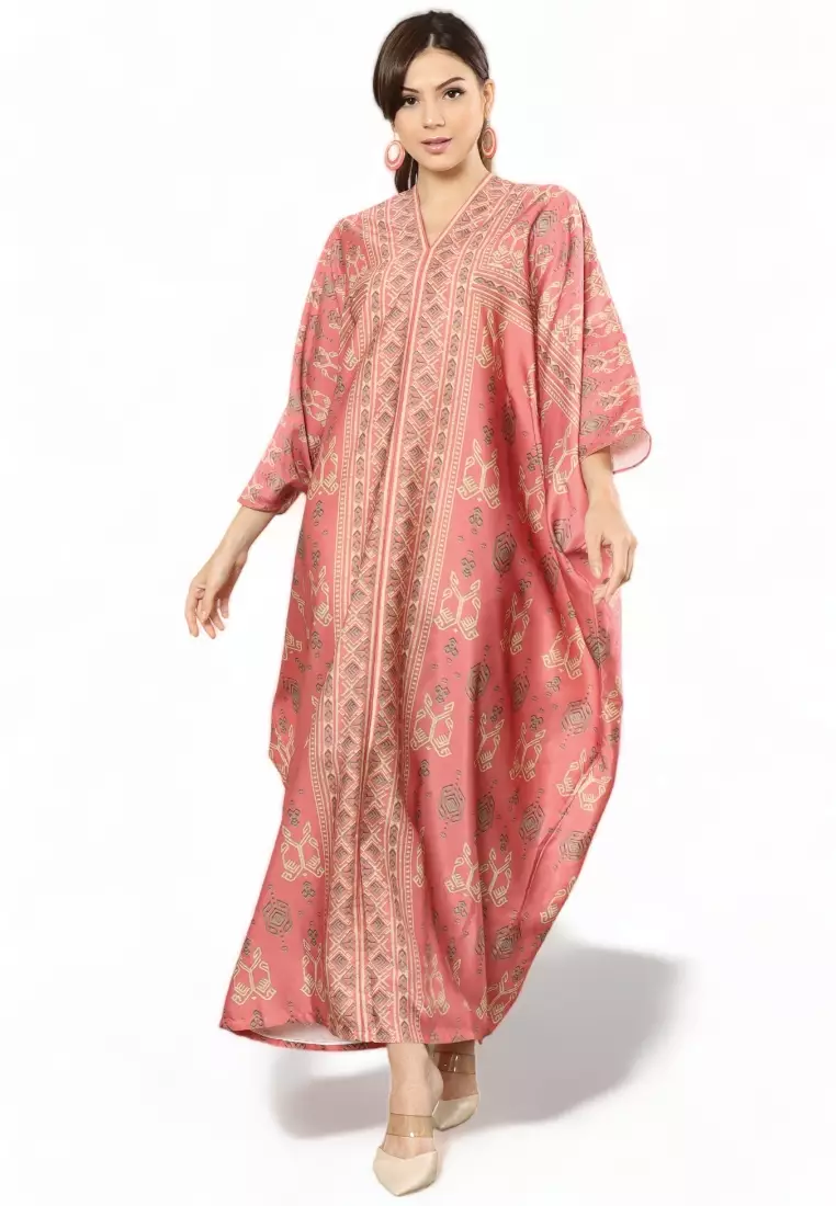 Kanzi Exclusive Long Sleeve Songket Kaftan
