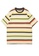 HAPPY FRIDAYS white Contrast Stripe Short Sleeve T-shirt UP8140-2 8E12DAAC9E8E5BGS_1
