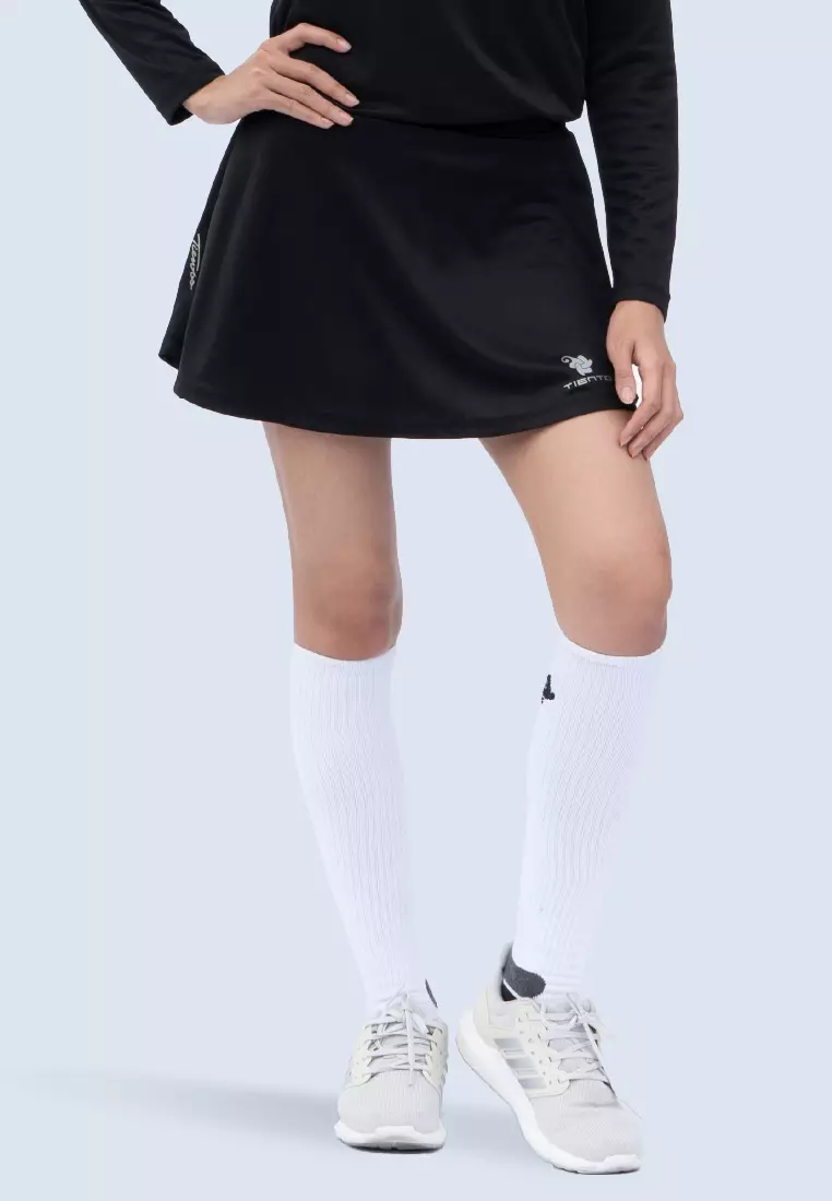 Tiento Rok Celana Olahraga Wanita Legging Pendek 2in1 Running Gym Yoga Lari