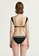 Halo black Colour Block Swimsuit Bikini 7A056USD4525F4GS_2