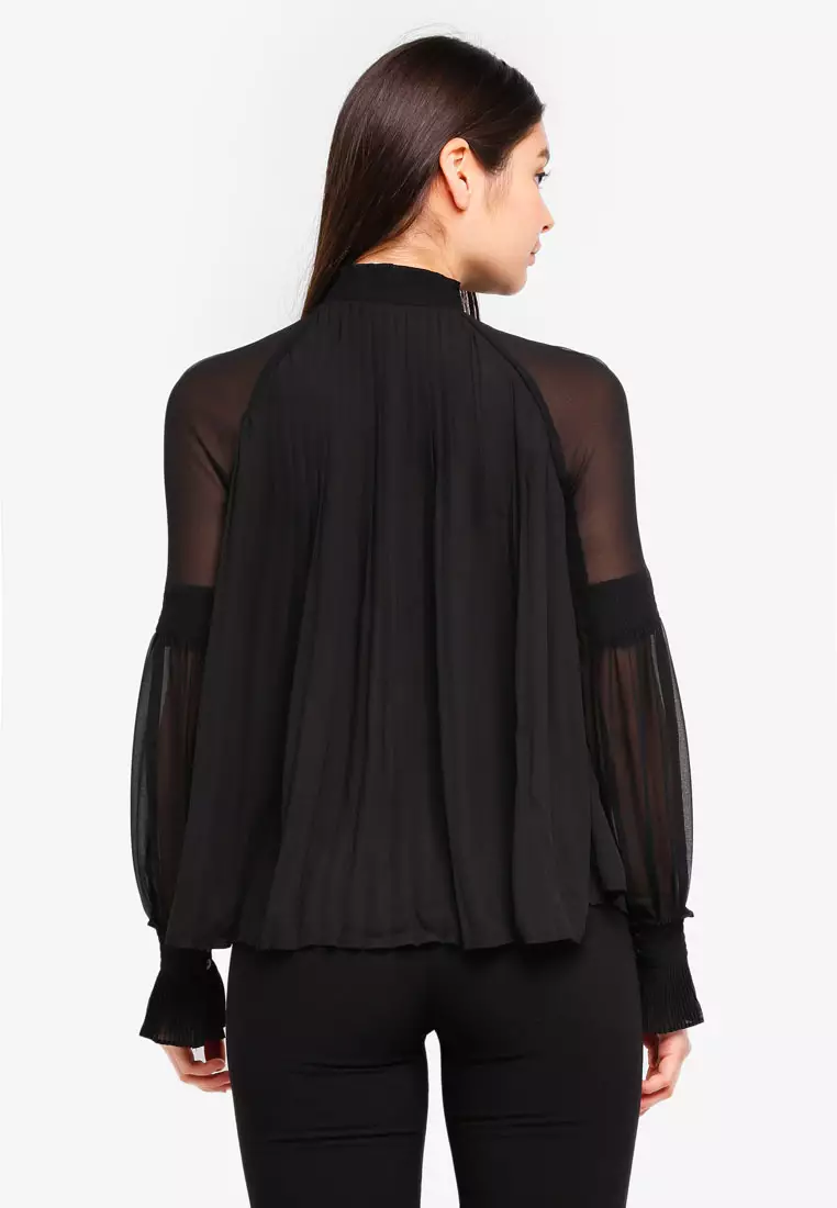 Leah Pleated Blouse