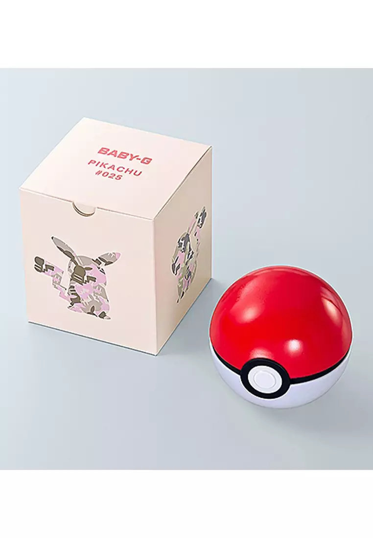 Casio Baby-G Pikachu - Jam Tangan Wanita - Rosegold - Resin Strap - BA-110PKC-4ADR