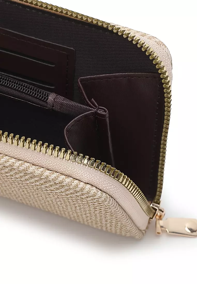 Women's Long Wallet / Purse (錢包) - 米黃色
