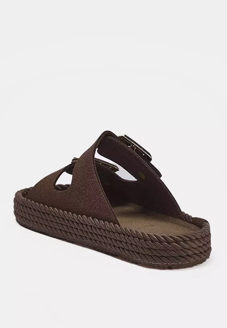 Dual Buckle Sandals