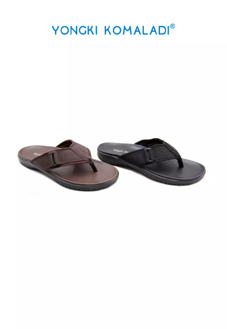 [ ORIGINAL ] YONGKI KOMALADI SANDAL OL-ESRF468-23 HITAM
