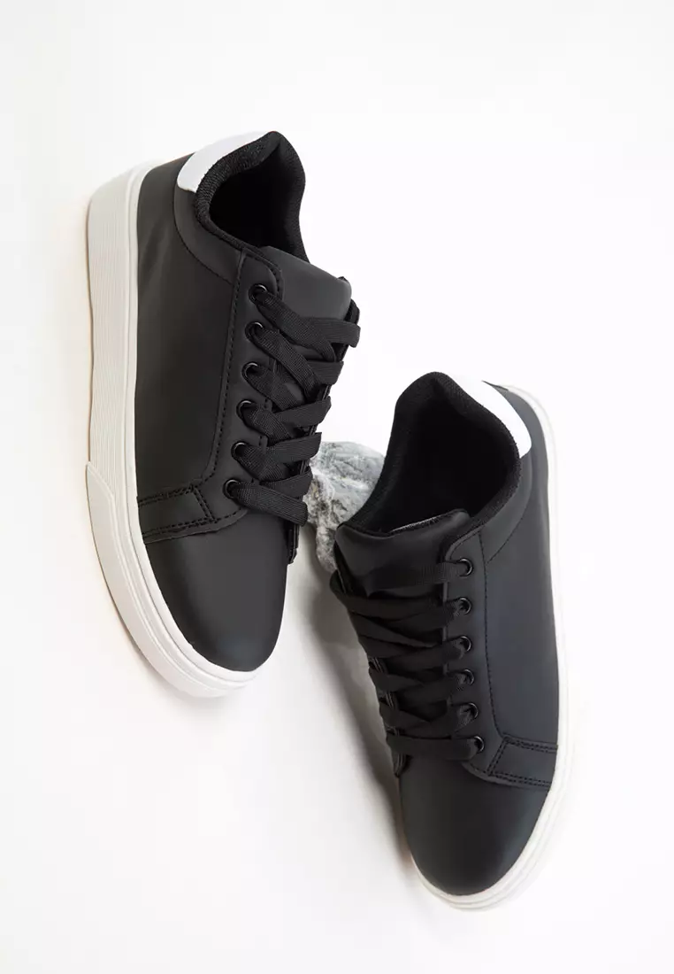 Black-White Women's Sneaker 14395