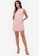 ZALORA WORK pink Zip Detail Mini Dress 2E35DAA2D9F36CGS_4