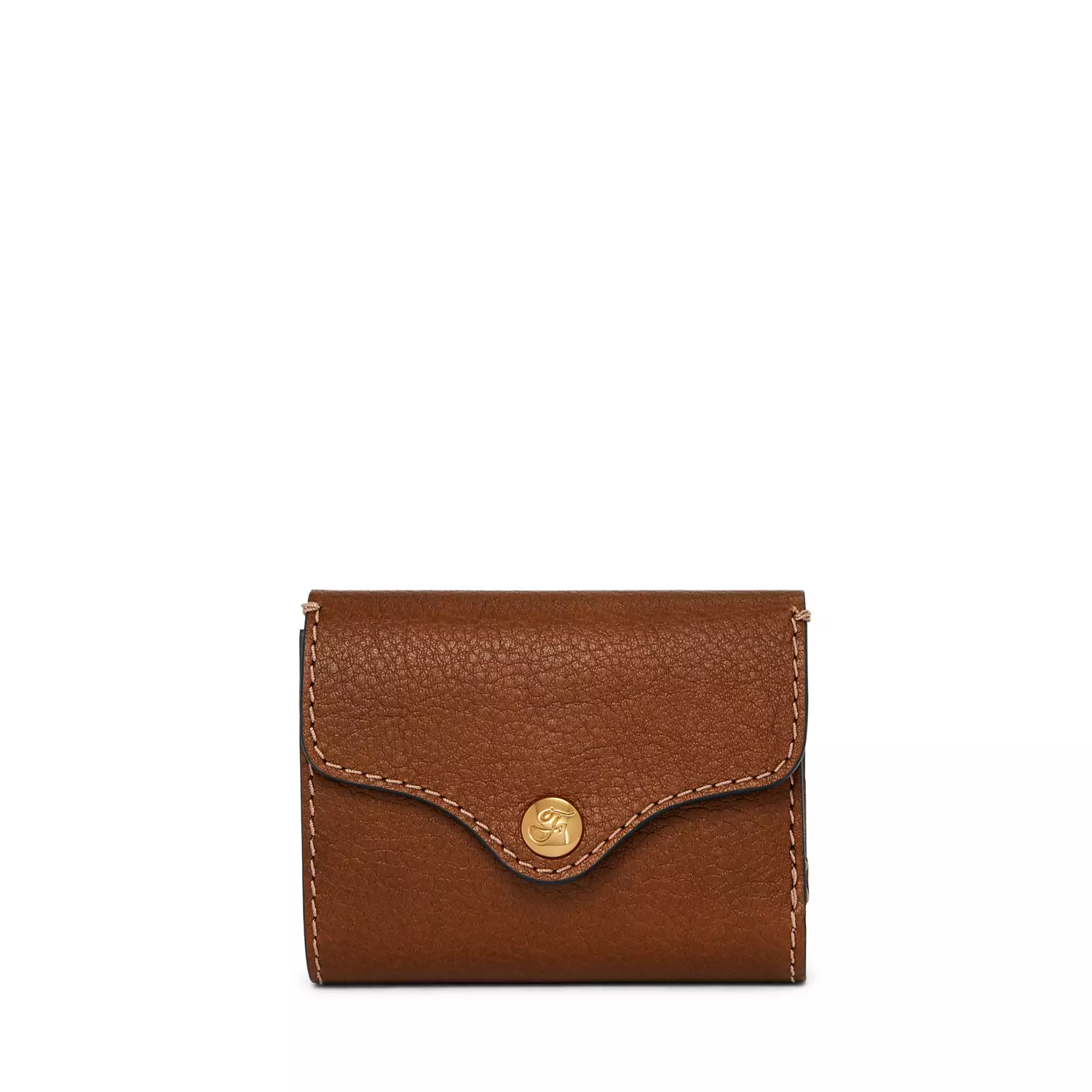 Jual Fossil Fossil Heritage Trifold Brown Leather Dompet Wanita