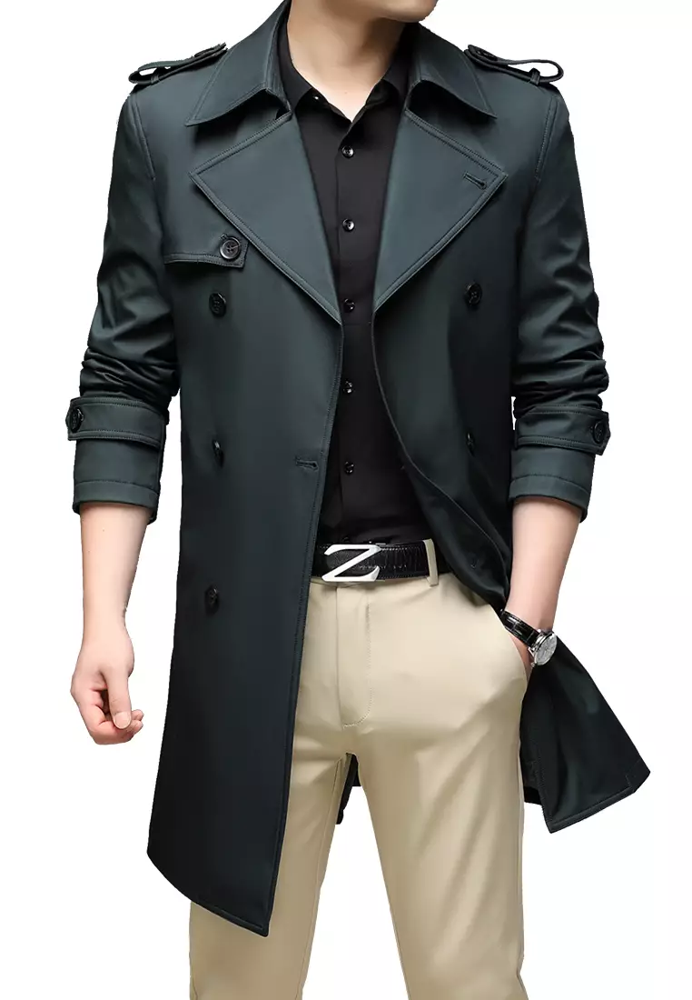 Casual trench sale coat mens