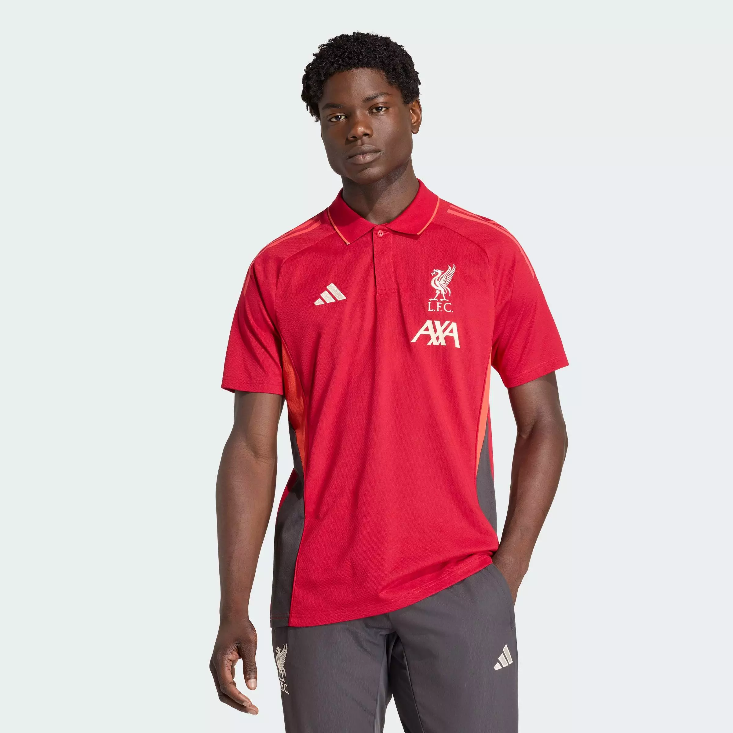Football Liverpool FC Tiro 25 Competition Polo Shirt Men Red KB1453