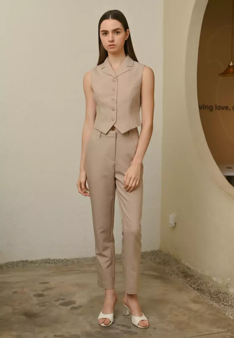 Sleeveless V-Neck Vest