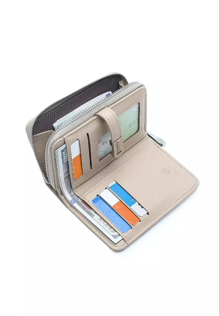 Women's Short Purse / Wallet - Beige