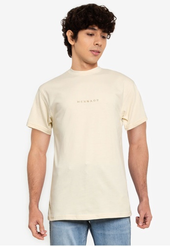 Mennace beige Essential Regular T-Shirt 175F1AACF89C28GS_1