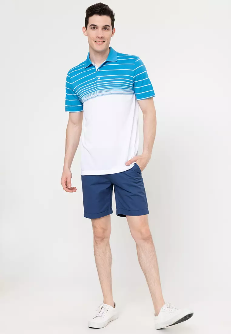 Buy Jack Nicklaus Pique Stripe Polo - Blue Port 2023 Online | ZALORA ...