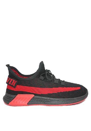 Jual Dr Kevin Dr Kevin Men Sneakers 889 008 Black Red Original Zalora Indonesia