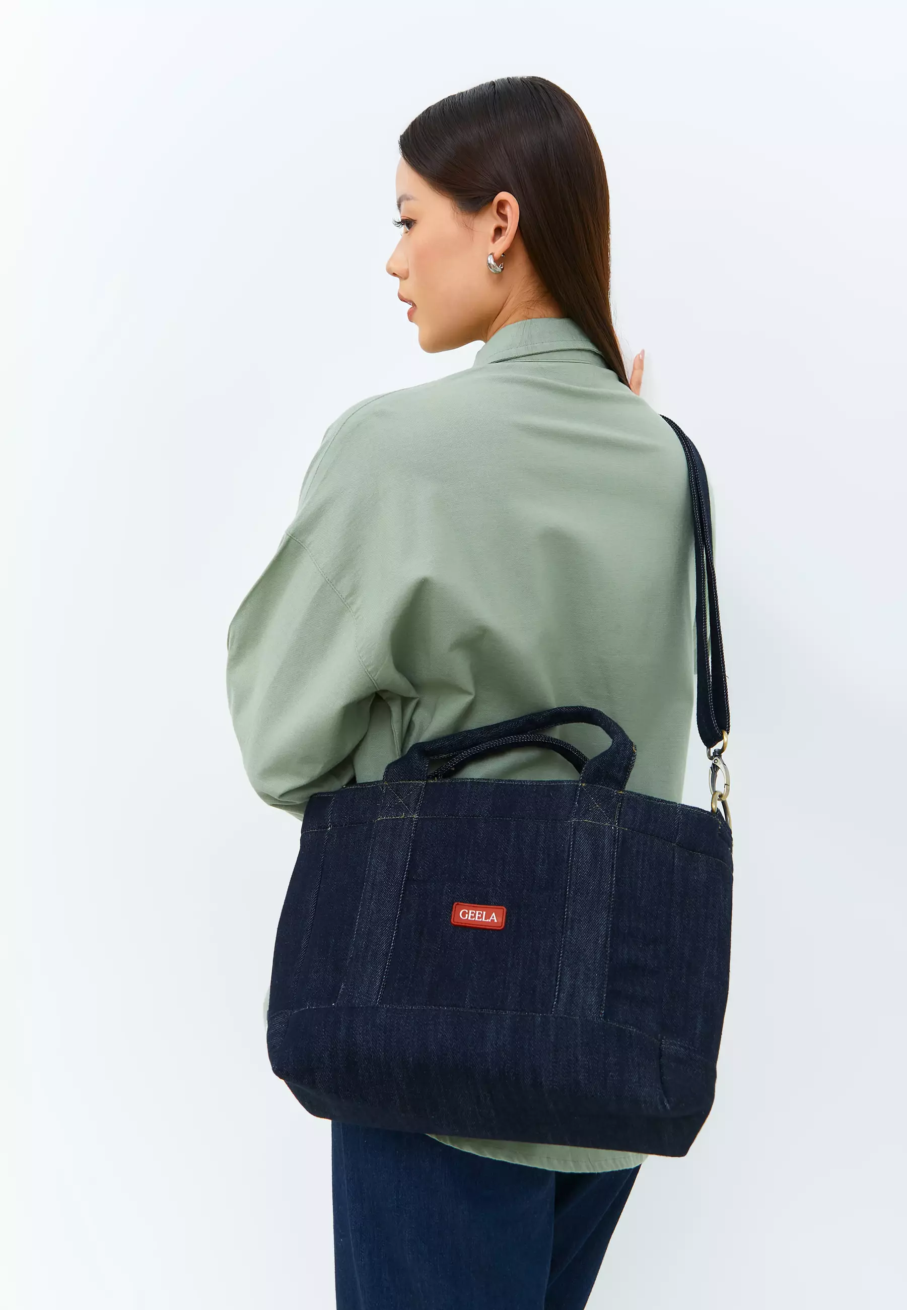 Taylor Satchel Dark Blue Bag (G.038)