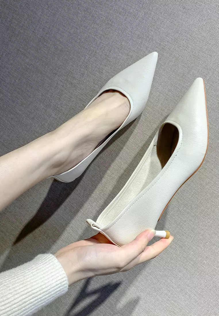 Buy Twenty Eight Shoes Soft Synthetic Leather Round Toe Pumps 2045