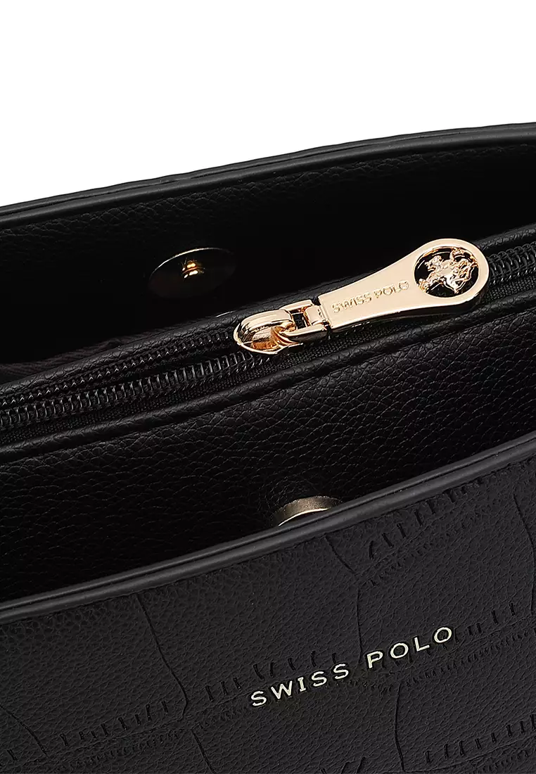 Women's Shoulder Bag / Sling Bag / Crossbody Bag (Tas Bahu / Tas Selempang Wanita) - Hitam